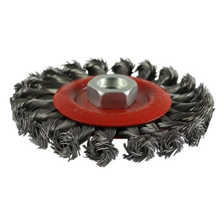 Picture of TIMCO ANGLE GRINDER WHEEL BRUSH TWISTED KNOT STEEL WIRE - 115MM