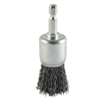 Picture of TIMCO DRILL END BRUSH CRIMPED STEEL WIRE - 25MM