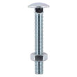 Picture of TIMCO CARRIAGE BOLT & HEX NUT BZP