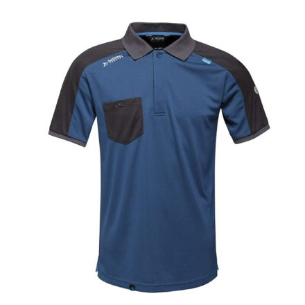 Picture of REGATTA BLUE WING OFFENSIVE WICKING POLO