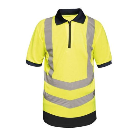 Picture of REGATTA YELLOW/NAVY HI-VIS POLO