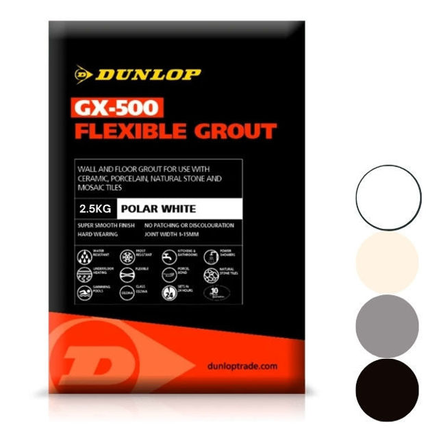 Picture of DUNLOP GX-500 FLEXIBLE GROUT 2.5KG