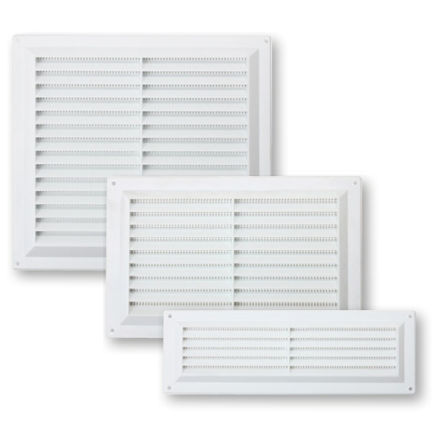 Picture of LOUVRED THERMOPLASTIC VENT - WHITE