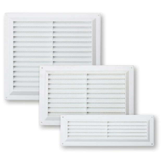 Picture of LOUVRED THERMOPLASTIC VENT - WHITE