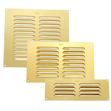 Picture of LOUVRED ALUMINIUM VENT - GOLD FINISH