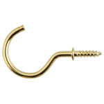 Picture of SHOULDERED CUPS HOOKS - BRASS PLATED