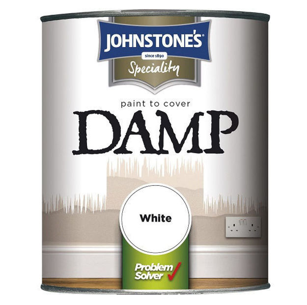 Picture of JOHNSTONES SPECIALITY DAMP PAINT WHITE