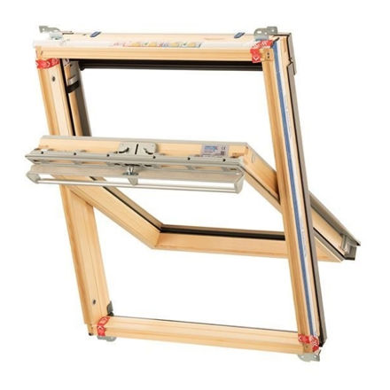 Picture of KEYLITE CENTRE PIVOT ROOF WINDOW - PINE FINISH