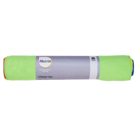 Picture of HARRIS MICROFIBRE CLEANING CLOTHS PACK 5