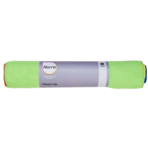 Picture of HARRIS MICROFIBRE CLEANING CLOTHS PACK 5