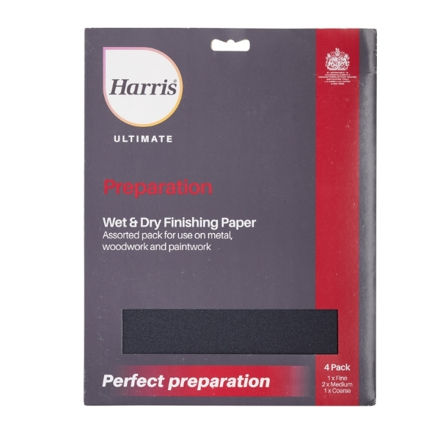 Picture of HARRIS WET & DRY FINISHING SHEETS PACK 4