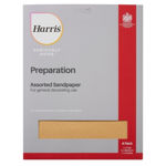 Picture of HARRIS SANDPAPER SHEETS PACK 4 ASSORTED