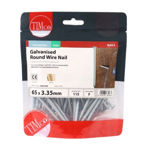 Picture of TIMCO Round Wire Nails Galvanised (0.5KG PACK)