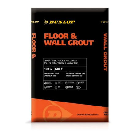 Picture of DUNLOP FLOOR & WALL GROUT 10KG GREY