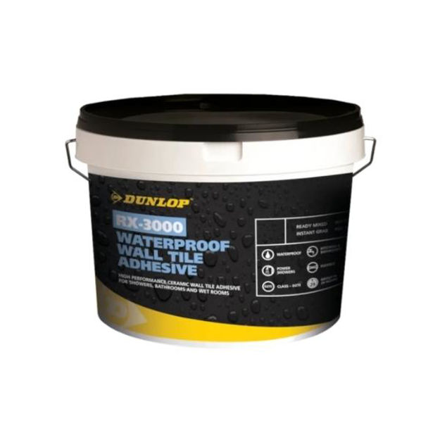 Picture of DUNLOP RX-3000 WATERPROOF WALL TILE ADHESIVE WHITE