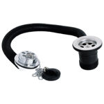 Picture of METHVEN DEVA 1 1/2" PLASTIC BATH WASTE WITH OVERFLOW AND PLUG