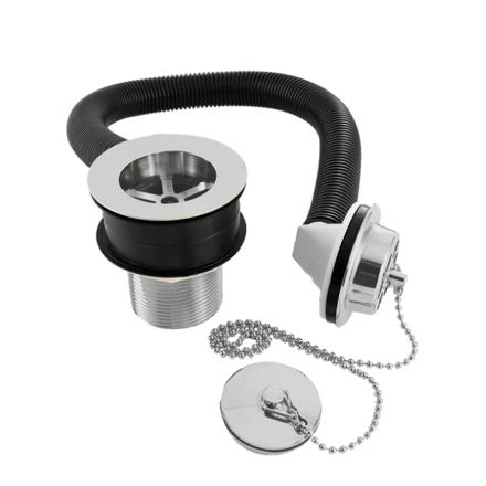 Picture of METHVEN DEVA 1 1/2" BRASS BATH WASTE WITH BRASS PLUG