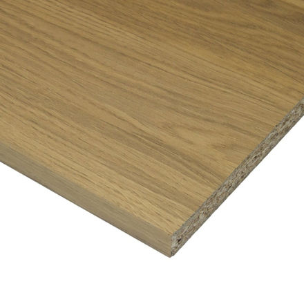 Picture of MELAMINE LISSA OAK FACED CHIPBOARD 15MM X 2440MM MFC