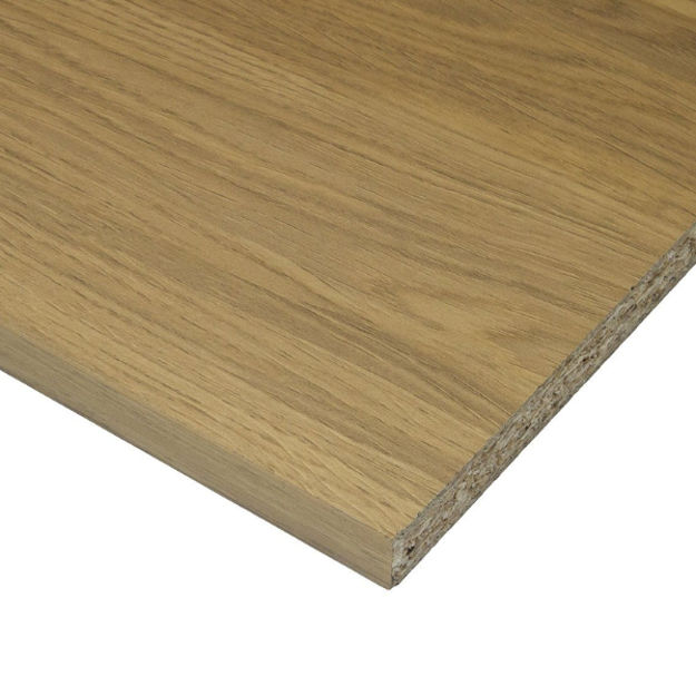 Picture of MELAMINE LISSA OAK FACED CHIPBOARD 15MM X 2440MM MFC