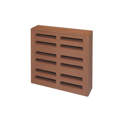 Picture of RED AIR BRICK VENT LOUVRE
 LIST NO.365
 215 X 215MM