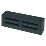 Picture of BLACK AIR BRICK VENT LOUVREN LIST NO.363
 215 X 65MM