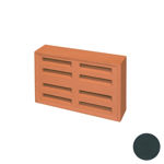 Picture of BLACK AIR BRICK VENT LOUVRE LIST NO.364
 215 X 140MM