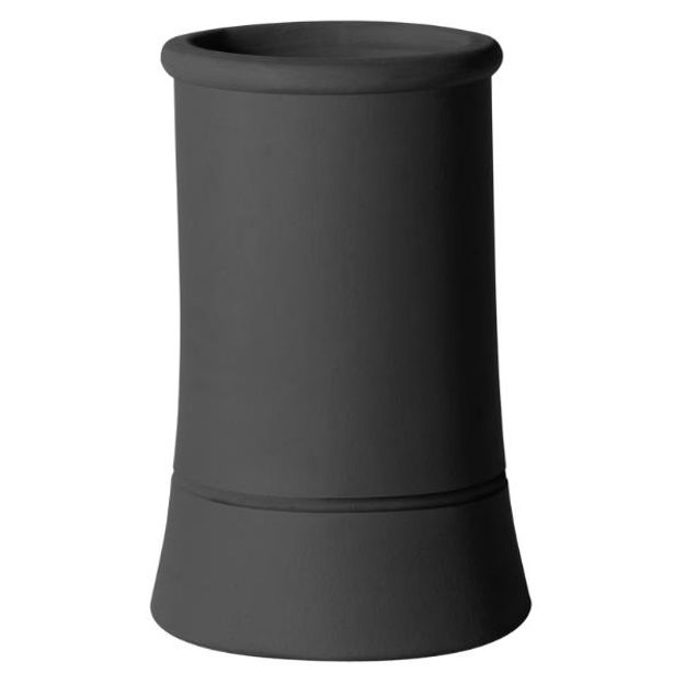 Picture of BLACK ROLL TOP CHIMNEY POT