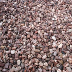 Picture of BULK BAG OF STAFFORDSHIRE PINK GRAVEL 14MM 