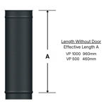 Picture of MIDTHERM VITRELUX VITREOUS ENAMEL FLUE PIPE 1000 X 125MM