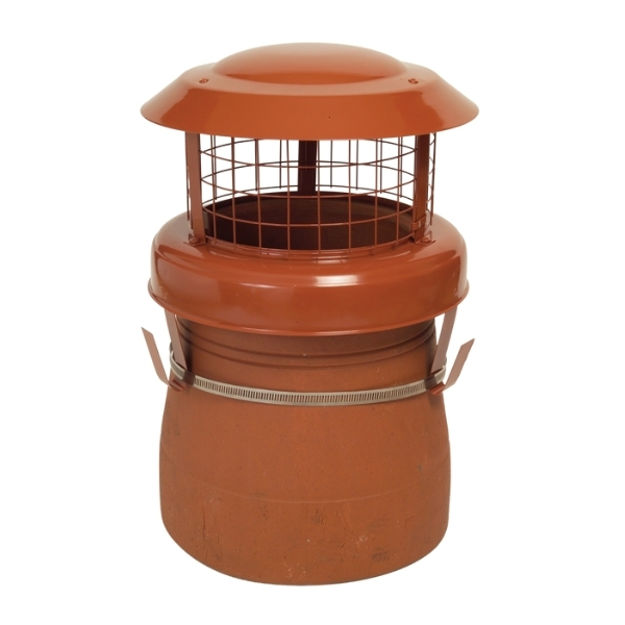 Picture of MAD JUNIOR SOLID FUEL BIRDGUARD TERRACOTTA UP TO 275MM