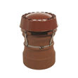 Picture of MAD ANTI DOWNDRAUGHT COWL TERRACOTTA STRAP FIXING UP TO 300MM