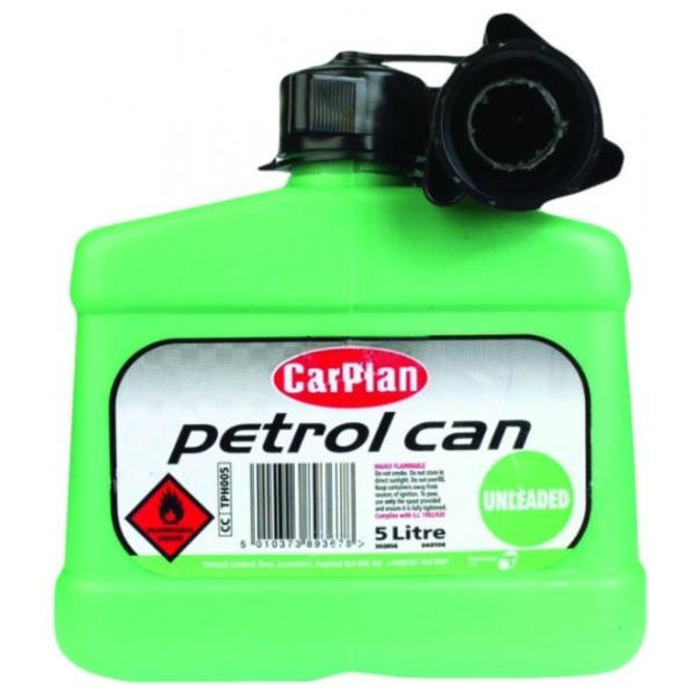 Picture of CARPLAN GREEN PETROL FUEL CAN - 5 LITRE