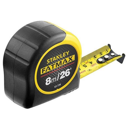 Series 100 - 25ft / 7.5m Professional Wide-Read Magnetic-Tipped Steel Tape  Measure