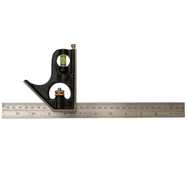 Picture of STANLEY 1912 COMBI SQ ETCHED RULE 300MM/12"