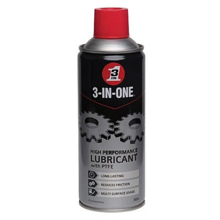 Picture of 3 IN ONE HIGH PERFORMANCE LUBRICANT WITH PTFE 400ML SPRAY