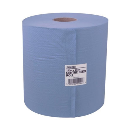 Picture of PRODEC BLUE PAPER TOWEL ROLL 150M