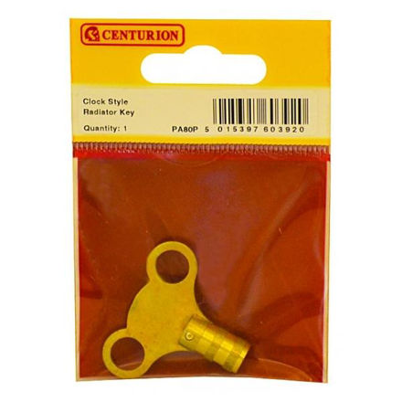 Picture of RADIATOR KEY - BRASS CLOCK STYLE