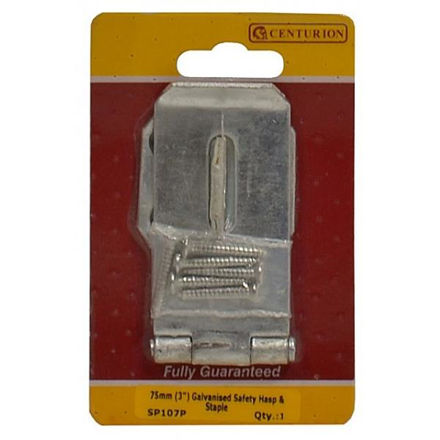 Picture of 75MM (3") BZP SAFETY HASP & STAPLE