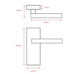 Picture of SCP VIC SCROLL LATCH HANDLES