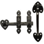 Picture of ANTIGUE BLACK SUFFOLK LATCH