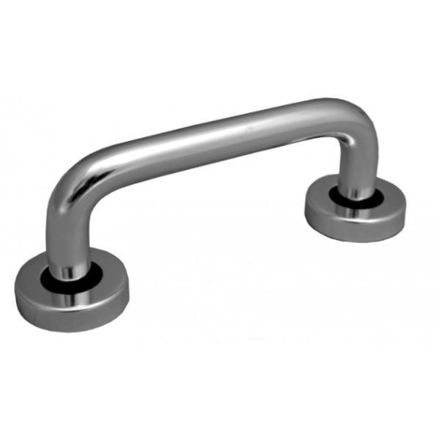 Picture of ROUND BAR PULL HANDLE POLISHED ANODISED ALUMINIUM 150 X 19MM