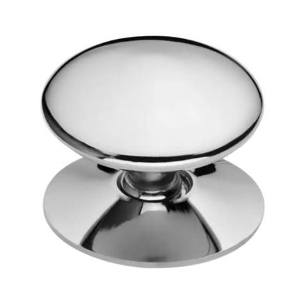 Picture of VICTORIAN CUPBOARD KNOB CHROME PLATED 25MM (1")