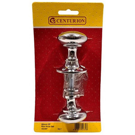 Picture of CHROMED RIM KNOB SET 50MM