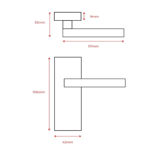 Picture of PCP VIC SCROLL LATCH HANDLES