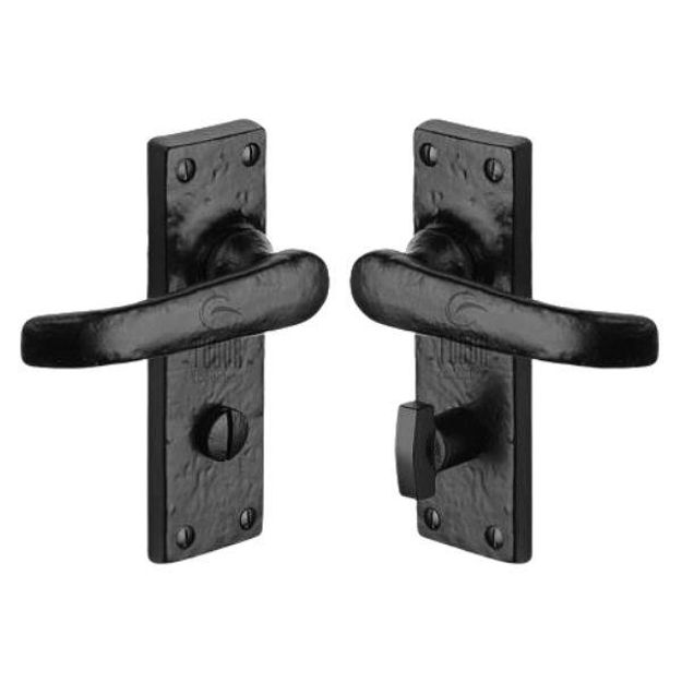 Picture of ANTIQUE BLACK STRAIGHT BATHROOM HANDLES