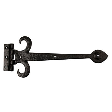Picture of ANTIQUE BLACK 310MM PLAIN HINGE SPEAR PAIR
