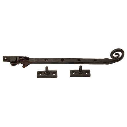 Picture of ANTIQUE BLACK 254MM CURLY CASEMENT STAY