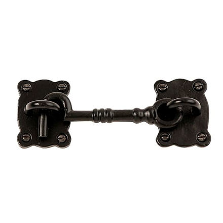 Picture of ANTIQUE BLACK 102MM ORNATE CABIN HOOK