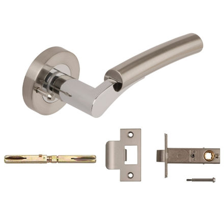 Picture of 3650 PRV SNP/PC ULTIMO LEVER C/W PRIVACY FACILITY & LATCH (70MM OVERALL)