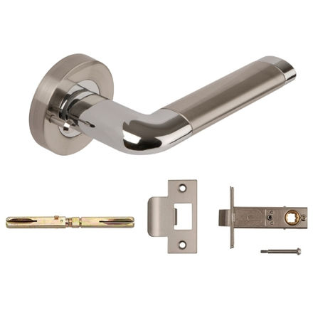 Picture of 3670 PRV SNP/PC ARGO LEVER C/W PRIVACY FACILITY & MORTICE LATCH (70MM OVERALL)